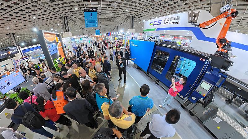 TaipeiPLAS 2026吸引眾多買主與產業人士到場參觀。（貿協提供）