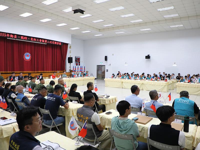 嘉義縣動員、戰綜、災防三合一會報115年第2次定期會議