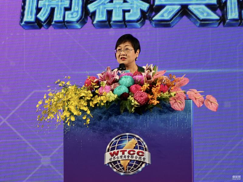 僑務委員會委員長徐佳青致詞。