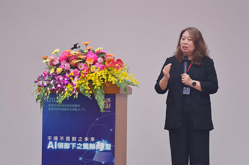 勞動部勞動力發展署中彰投分署分署長劉秀貞表達對CPC推動人才培育與自主學習成長機制的高度支持。