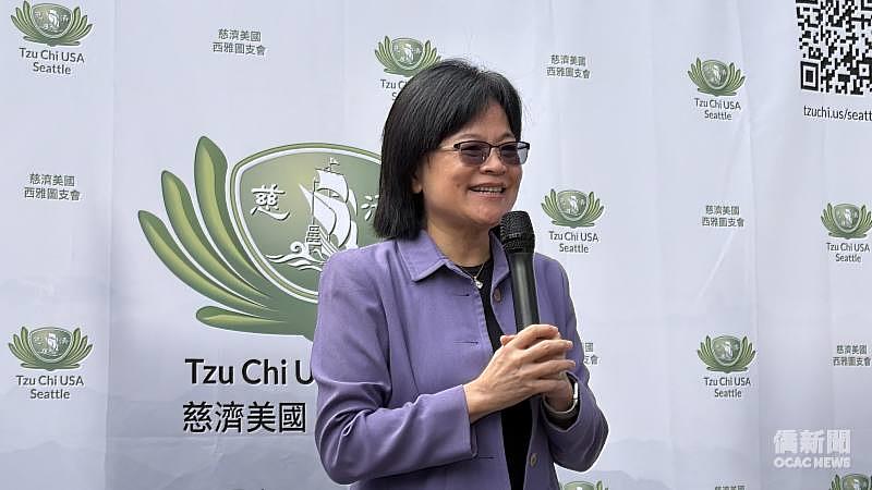 僑務委員會副委員長賴麗瑩致詞。