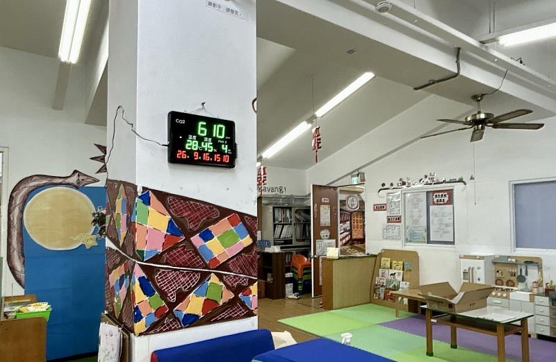臺東4親子館增設空品監測看板 24小時掌握育兒環境品質