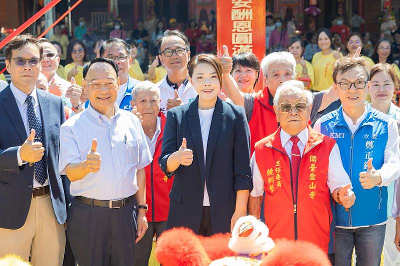 開臺金山寺建醮暨醮壇動工合照。
