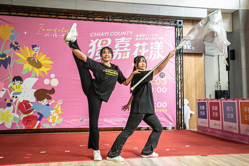 嘉義縣響應台灣女孩日 「獨嘉花漾」10月3日縣府前登場