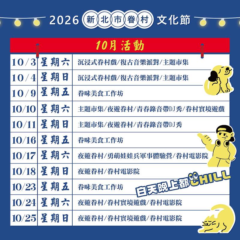 精彩活動搶先看(圖片由新北市政府文化局提供示意)