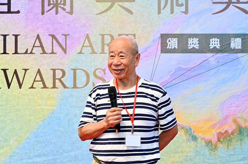 評審團主席吳炫三致詞。
