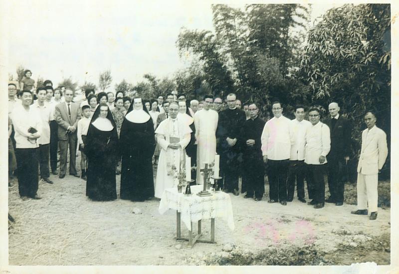 1964年文藻破土典禮。