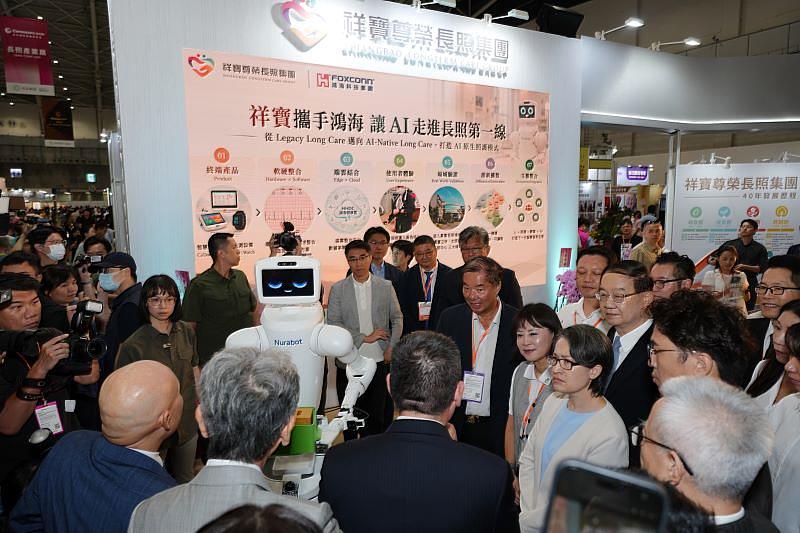 副總統蕭美琴親臨展場,見證3大場域啟動實證。
