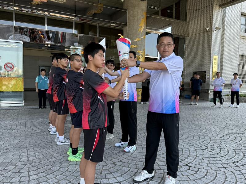 115年全民運動會聖火抵達嘉義縣