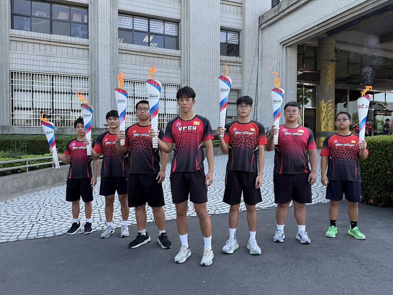 115年全民運動會聖火抵達嘉義縣