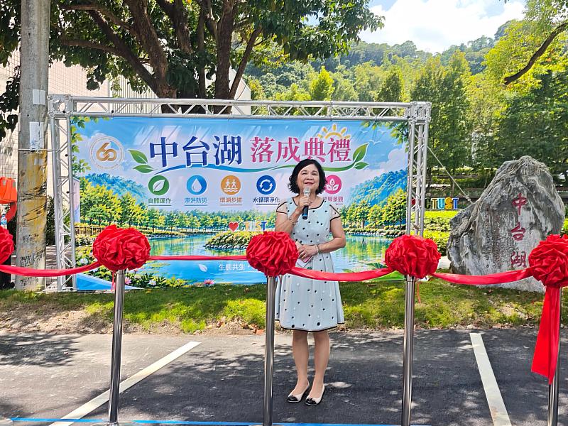 中臺科大陳錦杏校長致詞。