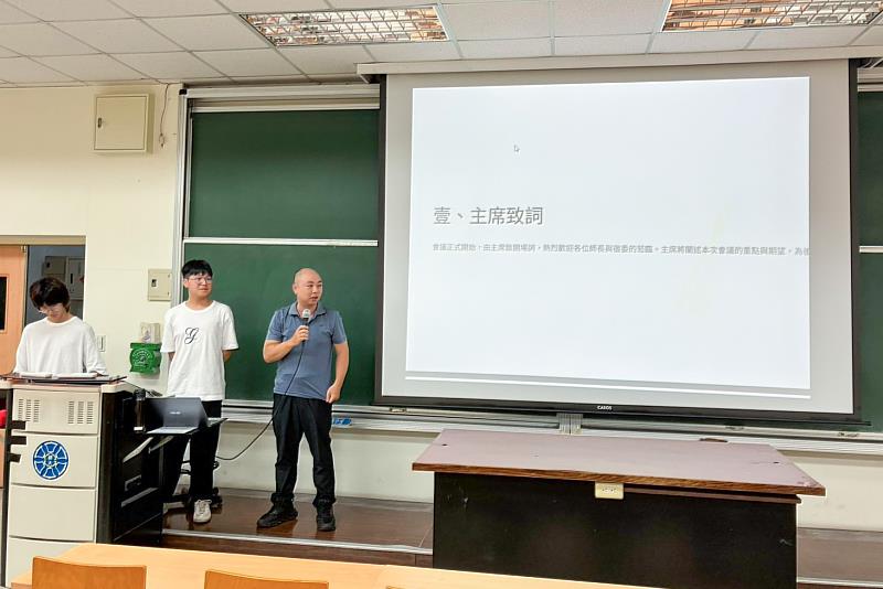 白行政協理謝謝宿委們協助辦理宿舍防災演練。