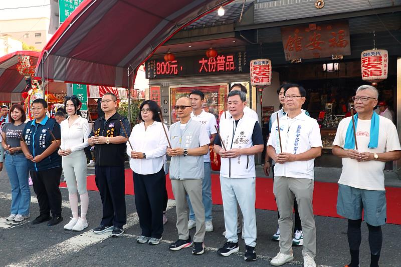 陳永豐副市長參加起香大典