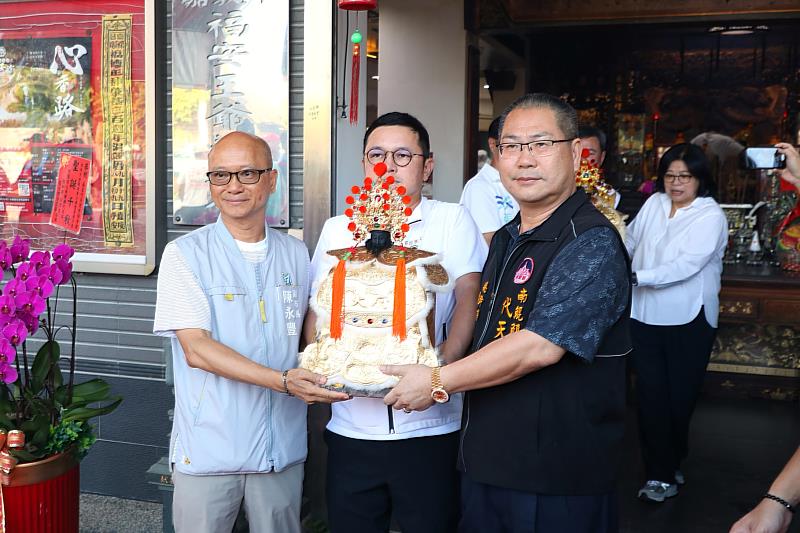陳永豐副市長參加起香大典