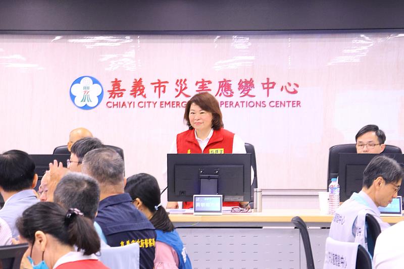 黃敏惠市長視導無腳本防災演習 打造安全韌性城市