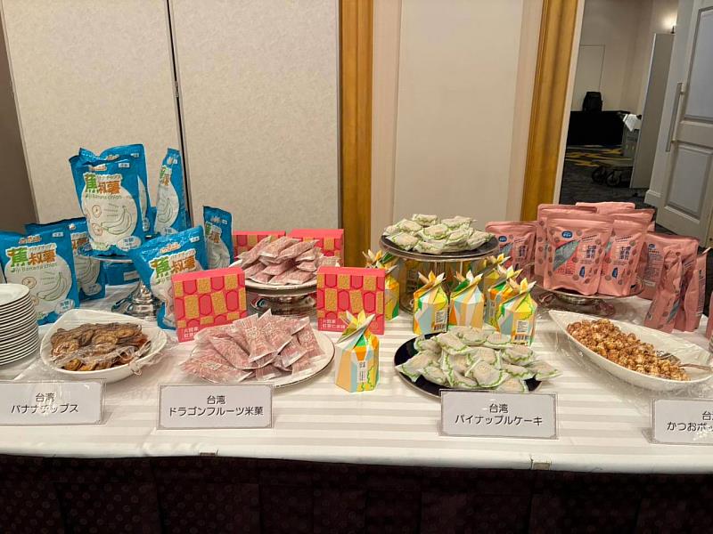 現場提供台灣特色點心