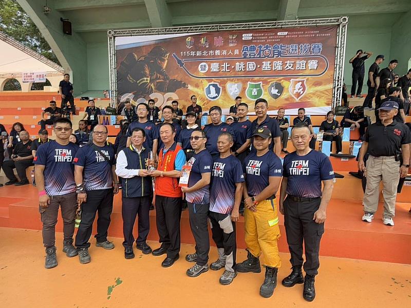 朱惕之副市長特別向參賽選手致以誠摯的感謝，肯定他們的付出與努力，並相信此活動不僅能強化義消在防救災上的專業技能，也展現志工對市民的服務精神與專業素養。
