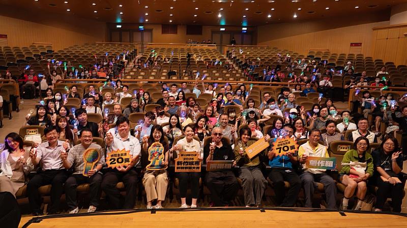 「2026新竹城市新聲歌唱大賽」複賽活動合影。