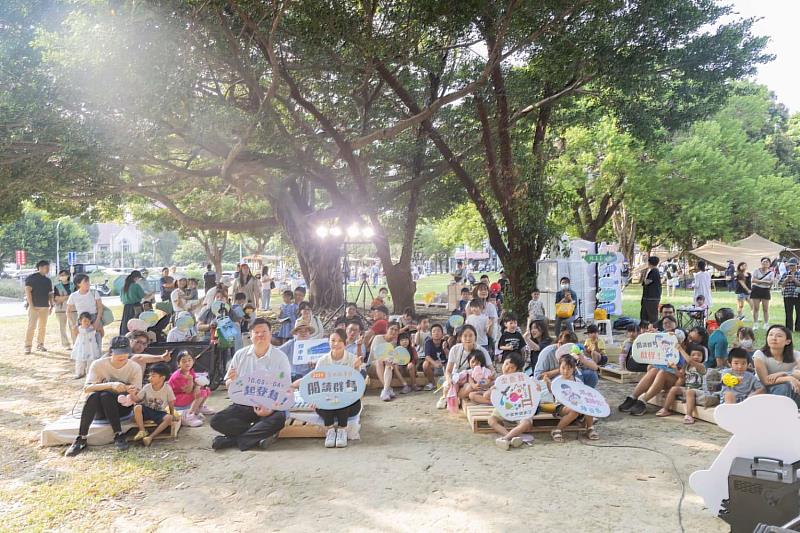 「2026新竹市草地故事節-閱讀群島」活動合影。