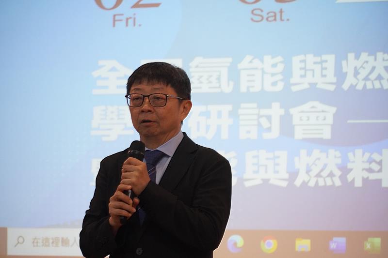 臺科大校長顏家鈺期盼透過研討會促進產學交流與合作，讓研究成果實際轉化為對國家的貢獻。