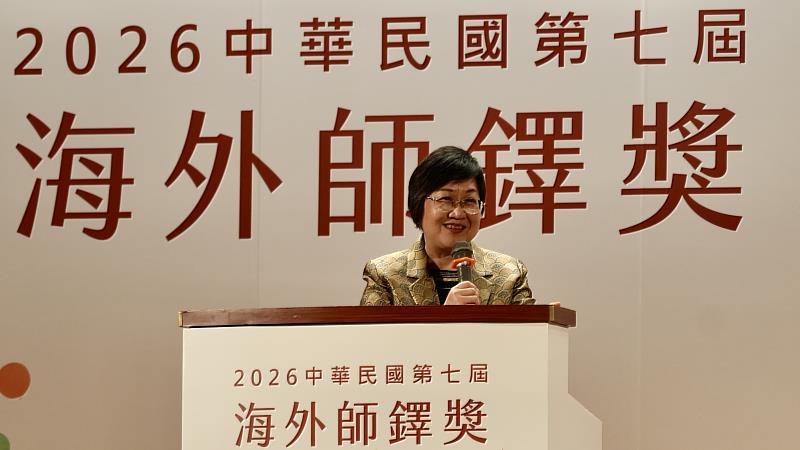 徐佳青致詞。