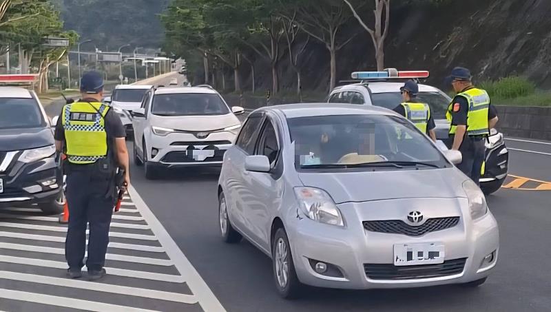 臺東關山警分局6日起連3日交通大執法,守護縱谷用路安全。