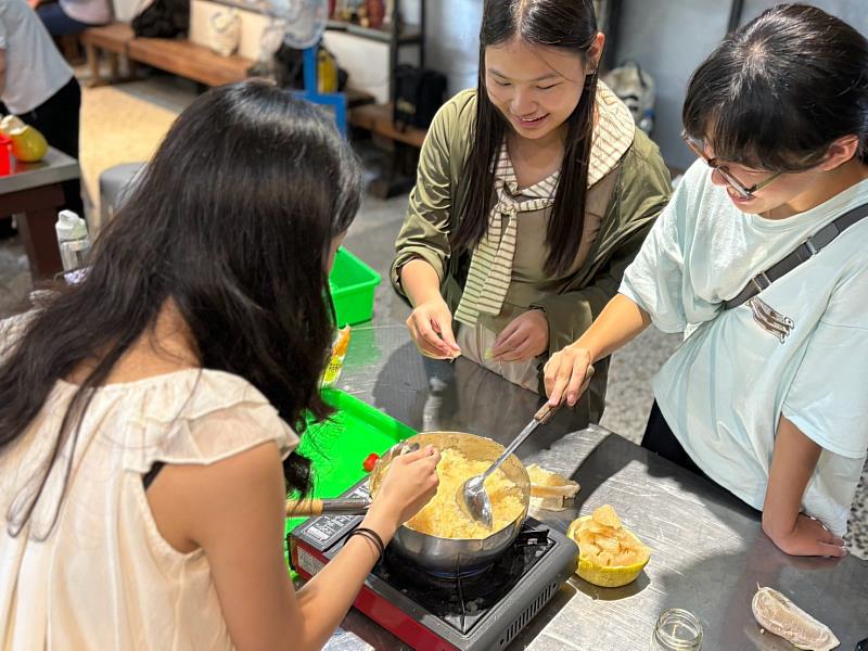 柚子果醬製作。