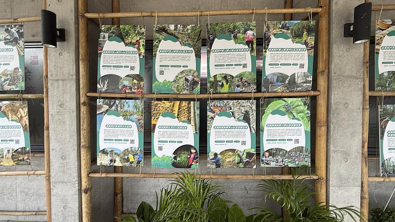 展場設計運用竹棚架與竹構編織技藝，將展覽內容轉化為具體的視覺體驗。
