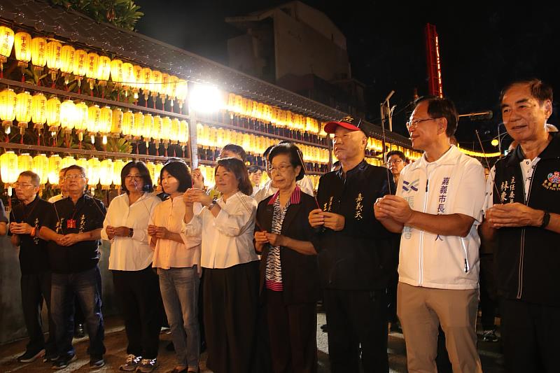 嘉義天后宮「行百里心香路」起駕 黃敏惠市長祈求市運昌隆、人民安康