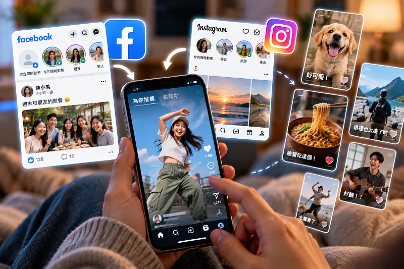 打開IG、FB,怎麼愈來愈常看到不認識的人?