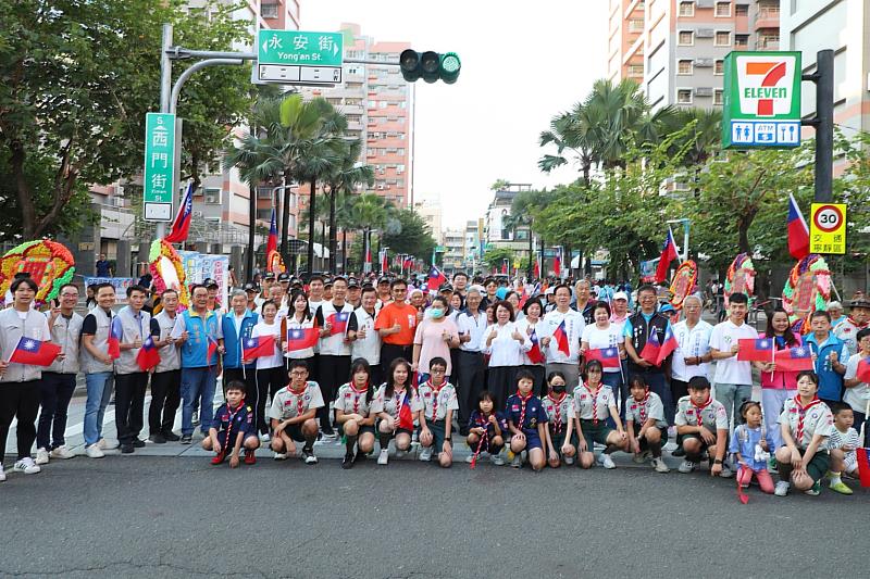 嘉義市雙十國慶升旗！黃敏惠市長與市民同慶 傳承歷史、攜手邁向永續未來