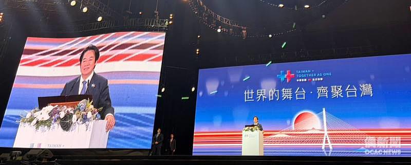 總統賴清德表示，過去臺灣追趕世界，而如今世界需要臺灣，期許臺灣走得更遠更穩，更能吸引全世界的人才匯聚臺灣。