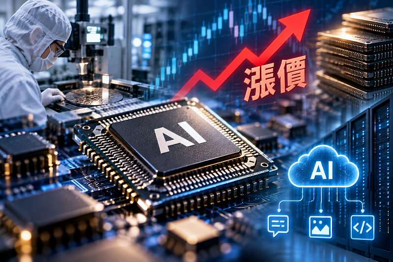 AI晶片需求持續升溫，半導體封裝測試傳出漲價消息，部分封測報價漲幅上看3成！台積電、日月光、京元電等半導體供應鏈再受關注。AI晶片成本攀升，是否影響ChatGPT訂閱費、雲端運算及企業AI服務價格？
