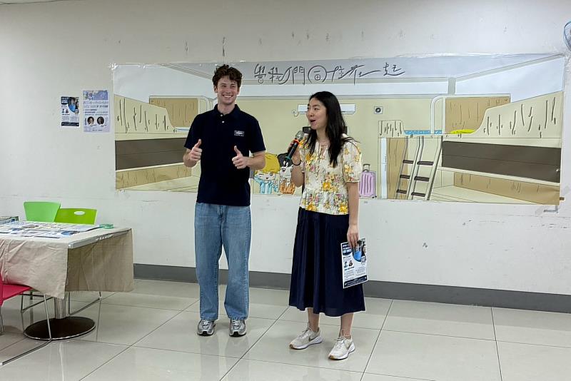 Fulbright講師介紹於公館校區駐點之英語教學業務。