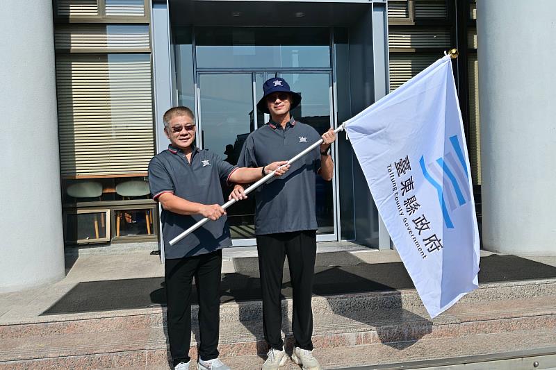 115年全民運動會臺東縣代表隊今授旗。