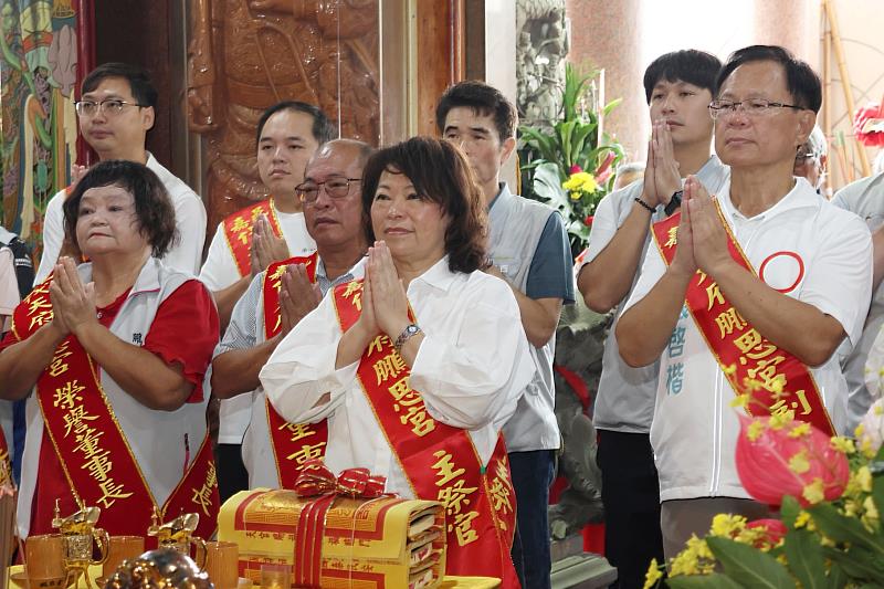 黃敏惠市長至鵬思宮參拜 祈求嘉義市風調雨順