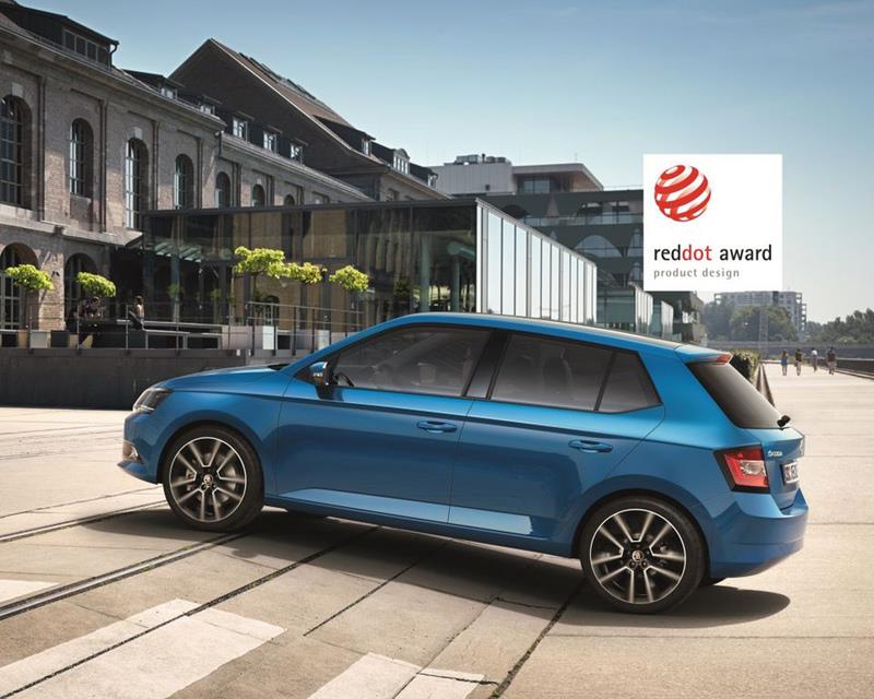 SKODA  Fabia獲紅點設計獎。（業者提供)中央社記者田裕斌傳真