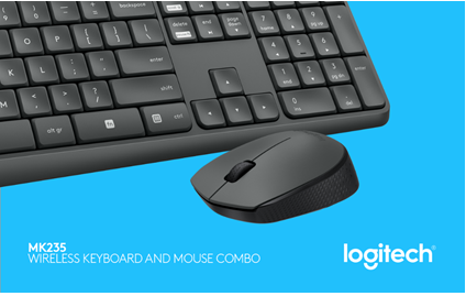 羅技（Logitech）全新的無線鍵盤滑鼠組合，強調耐用、防水與超長電池壽命 3大特色；滑鼠連線距離長達10公尺，鍵盤滑鼠組合建議售價新台幣 799元（圖由羅技提供）