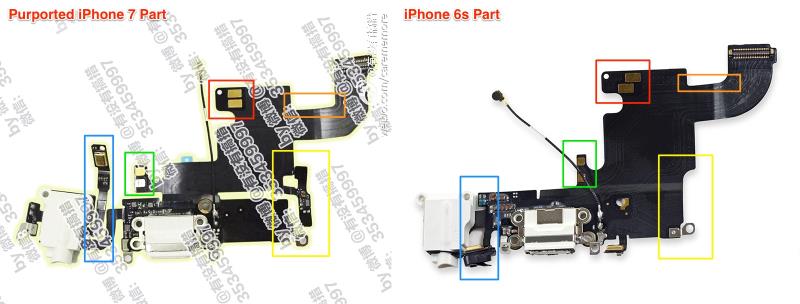 法國網站日前貼出幾張據稱是iPhone 7電路板的間諜照，看來頭戴式耳機有機會保留了。圖取自www.nowhereelse.fr