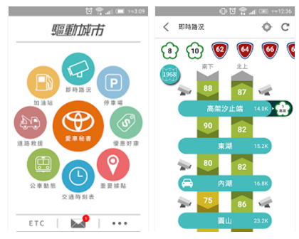 圖取自驅動城市APP。