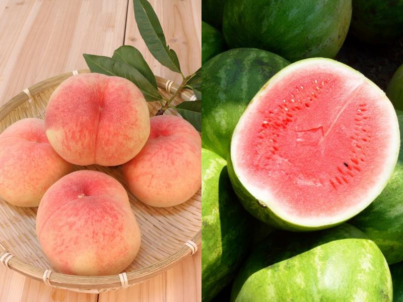 Line上瘋傳，桃子、西瓜一起吃恐產生劇毒，嚴重甚至有性命危險？食藥署說，這根本是沒根據的謠言。