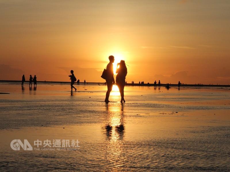 台中高美濕地。（中央社檔案照片）