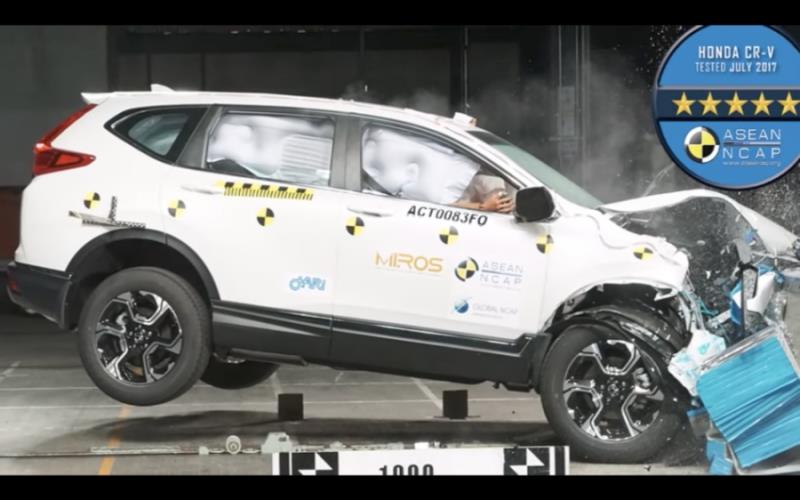 全新Honda CR-V 有多安全？測撞給5 顆星的滿分評價
