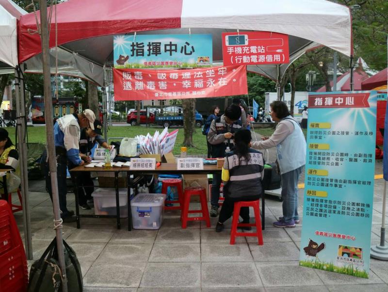 游竹萍希望透過本次夜間開設的實際體驗，讓民眾更了解防災公園功能及培養災害時的應變能力。
