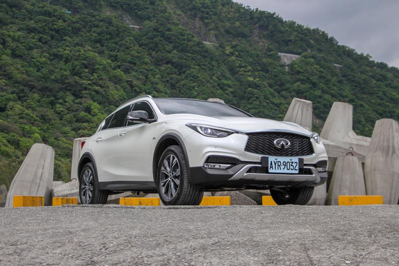 INFINITI QX30與2016年發表的Q30在外觀上幾乎毫無差異。