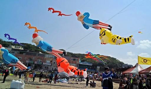 2018北海岸風箏節盛大開幕 各國風箏齊聚石門白沙灣