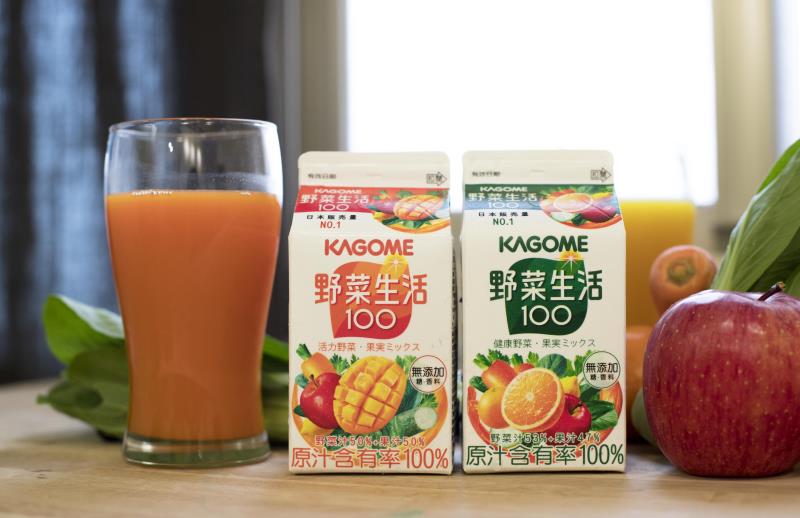 KAGOME野菜生活100純蔬果汁上市