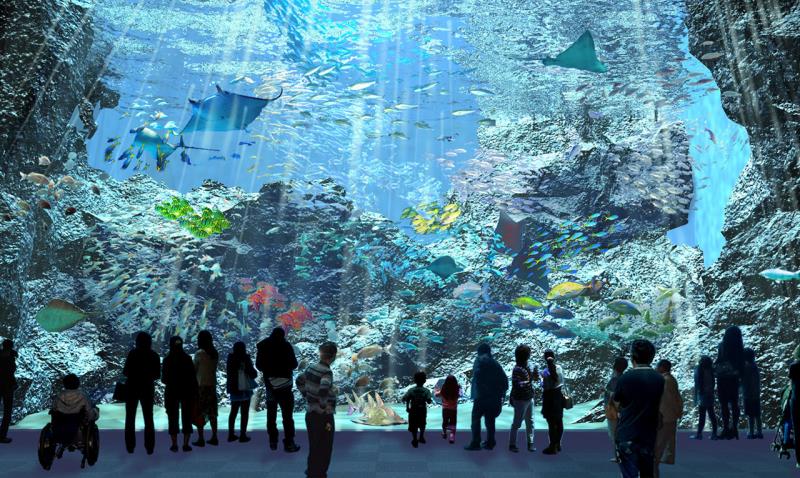 日本橫濱八景島打造的XPARK水族館將進駐桃園青埔。