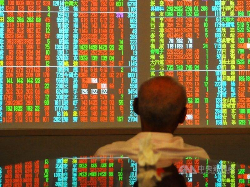 鴻海和日月光投控走堅、航運股回神，台股25日盤中大漲逾百點。（中央社檔案照片）