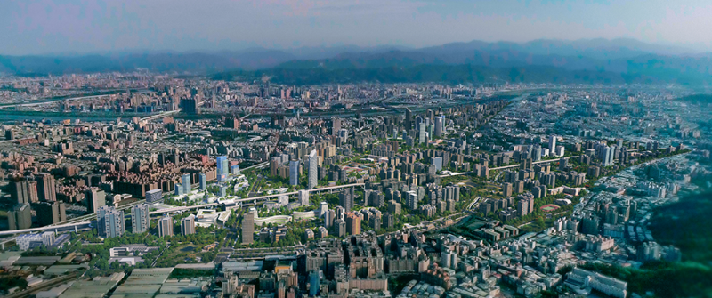 塭仔圳市地重劃於規劃階段納入零碳設計思維，包括創能、儲能及節。